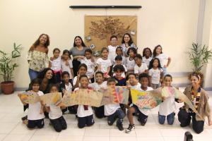 Alunos do 3º ano da Escola Municipal Darcy Vargas