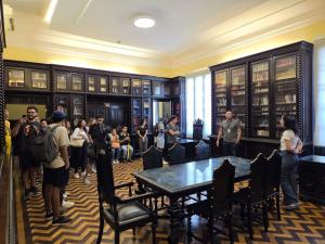 Visita de estudantes da UFF