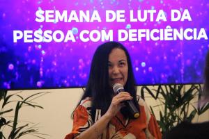 Adeir Lemos, servidora do Museu da Justiça