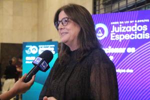 Dra. Paula Feteira, Juiza Auxiliar da Presidência - Exposição Memórias de um novo tempo: 30 anos dos Juizados Especiais