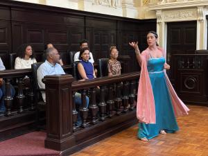 Visita com Deusas Themis e Maat