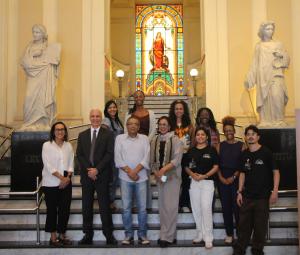 Visita com Ministro Eloi Ferreira