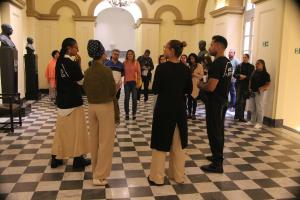 Visita mediada apresentou os espaços do Museu da Justiça