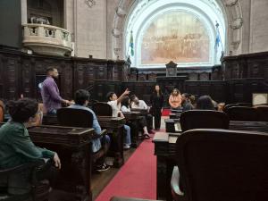 Equipe do Museu da Justiça faz visita ao Palácio Tiradentes