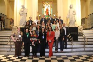 Grupo de Magistrados participantes do Encontro Nacional de Magistrados da Infância e Juventude