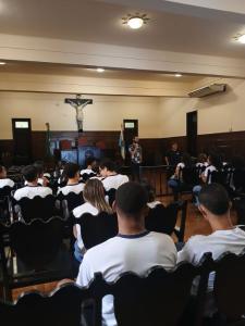 Visita ao Museu da Justiça em Niterói.