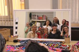 Oficina de amarração de turbantes