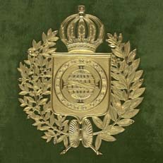 Capa da Primeira Constituição do Império do Brasil. Assembleia Nacional Constituinte, 1824. Wikipédia. Capa da Primeira Constituição do Império do Brasil. Assembleia Nacional Constituinte, 1824. Wikipédia.