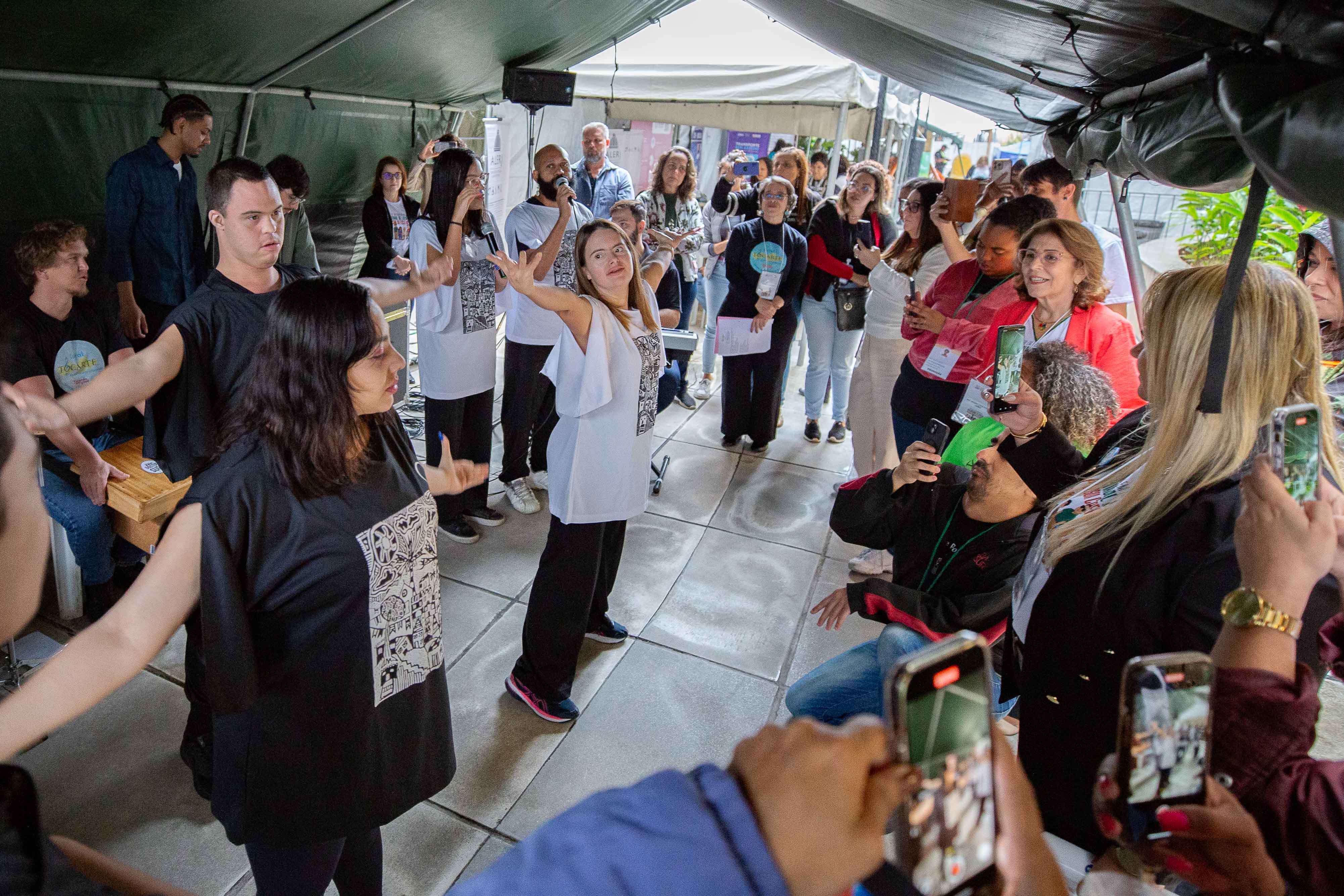 Imagem de umas das apresentações