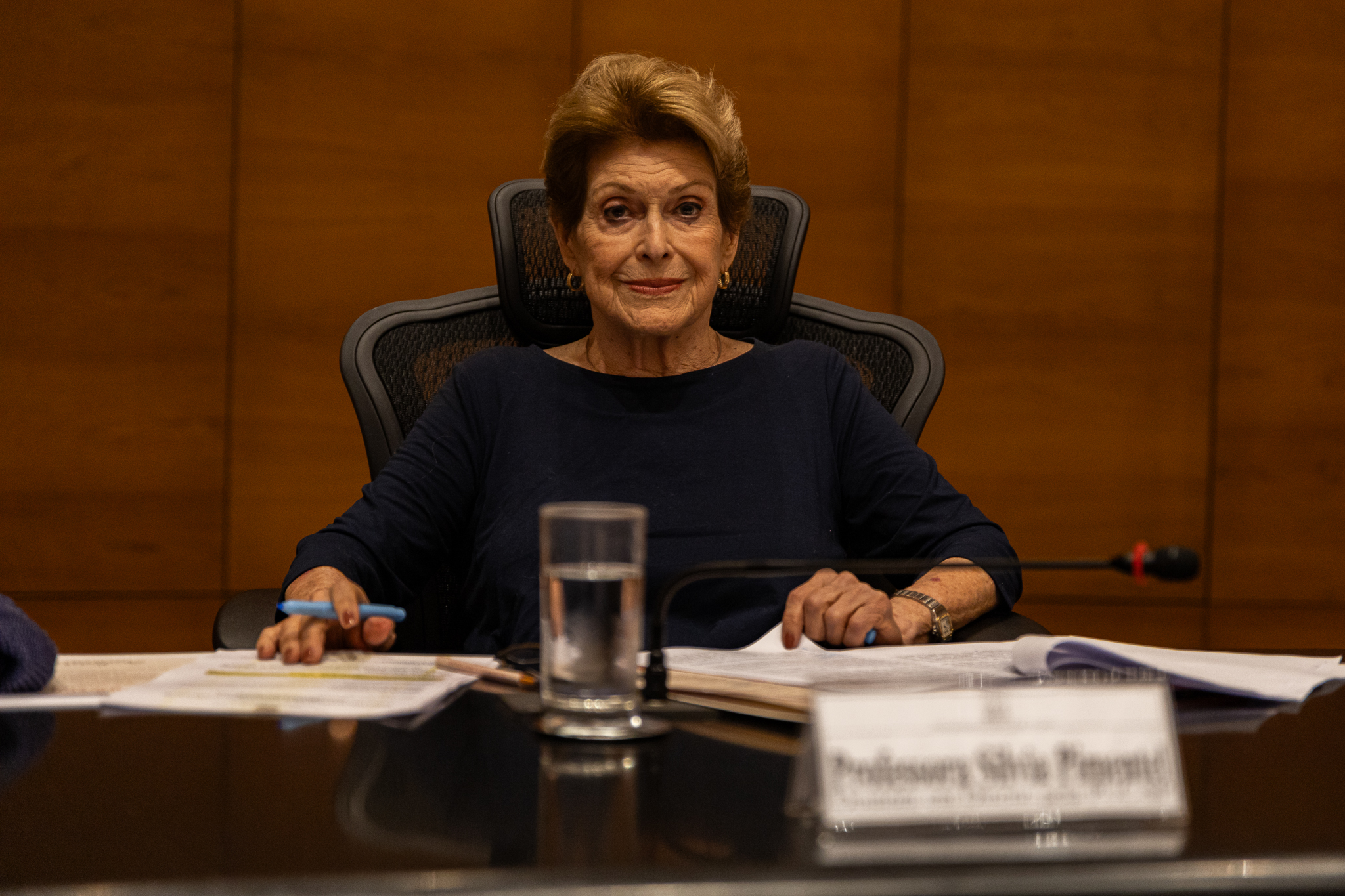 A professora de Direito da USP Silvia Pimentel foi homenageada no evento 