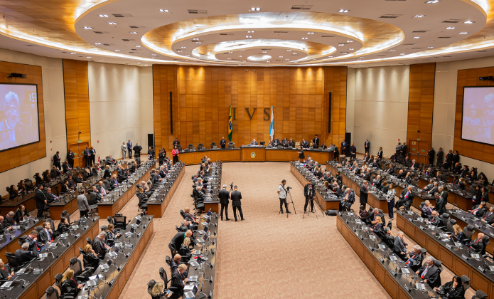Imagem da Sessão do Tribunal Pleno