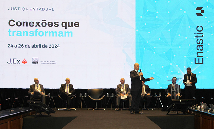 TJRJ sedia 11º Enastic com debates sobre tecnologia e inovação no contexto da Justiça estadual