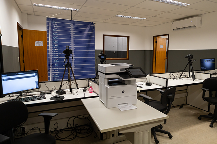 O Observatório Penal conta com sala de identificação biométrica 
