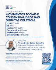 Curso - Movimentos Sociais e Consensualidade nas Disputas Coletivas