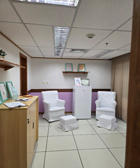 foto sala de amamentação