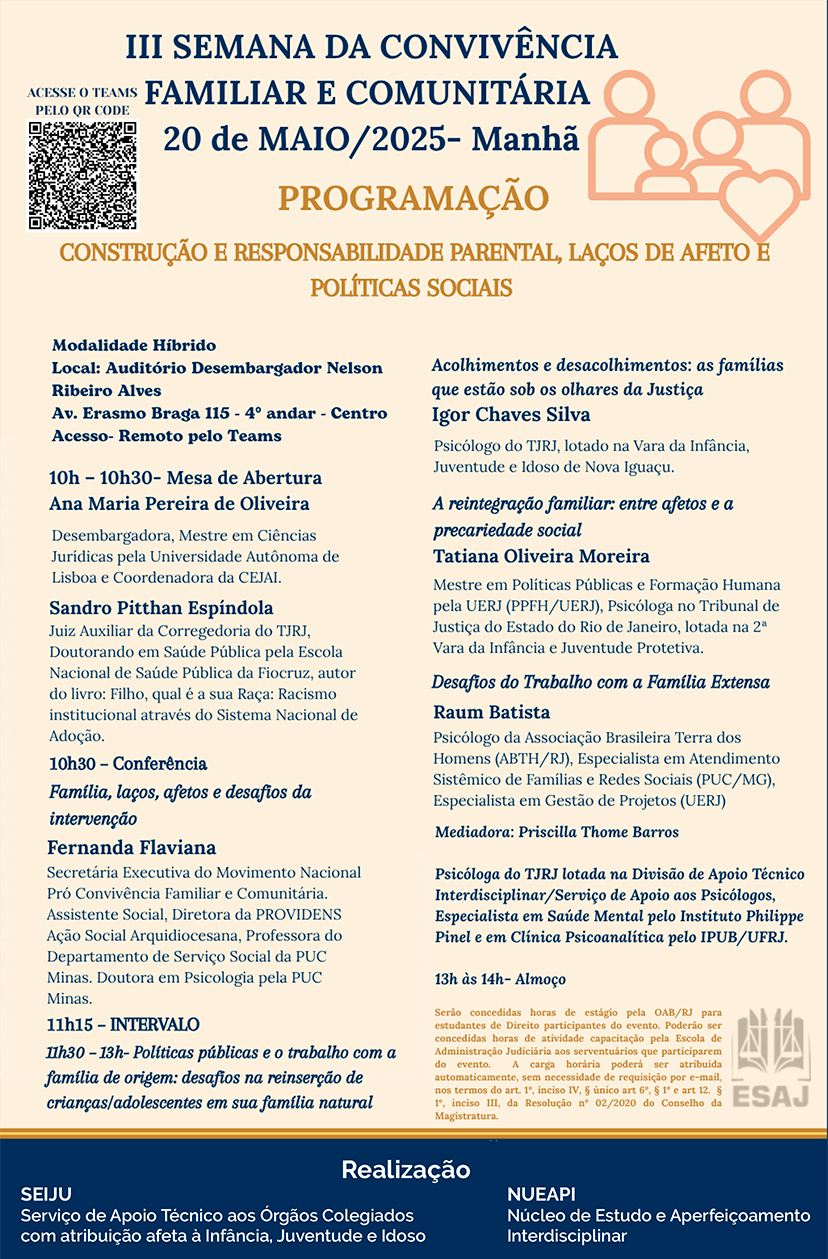  III Semana da Convivência Familiar Comunitária