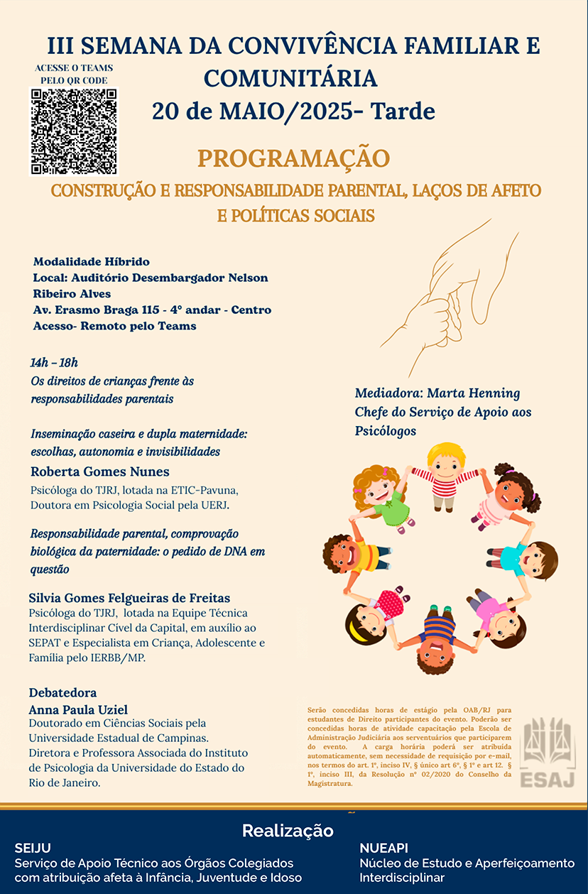 III Semana da Convivência Familiar Comunitária